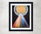 Hilma Af Klint Abstract Framed Art Print, Altarpiece No 2, GalleryThane Prints and Original paintings