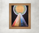 Hilma Af Klint Abstract Framed Art Print, Altarpiece No 2, GalleryThane Prints and Original paintings