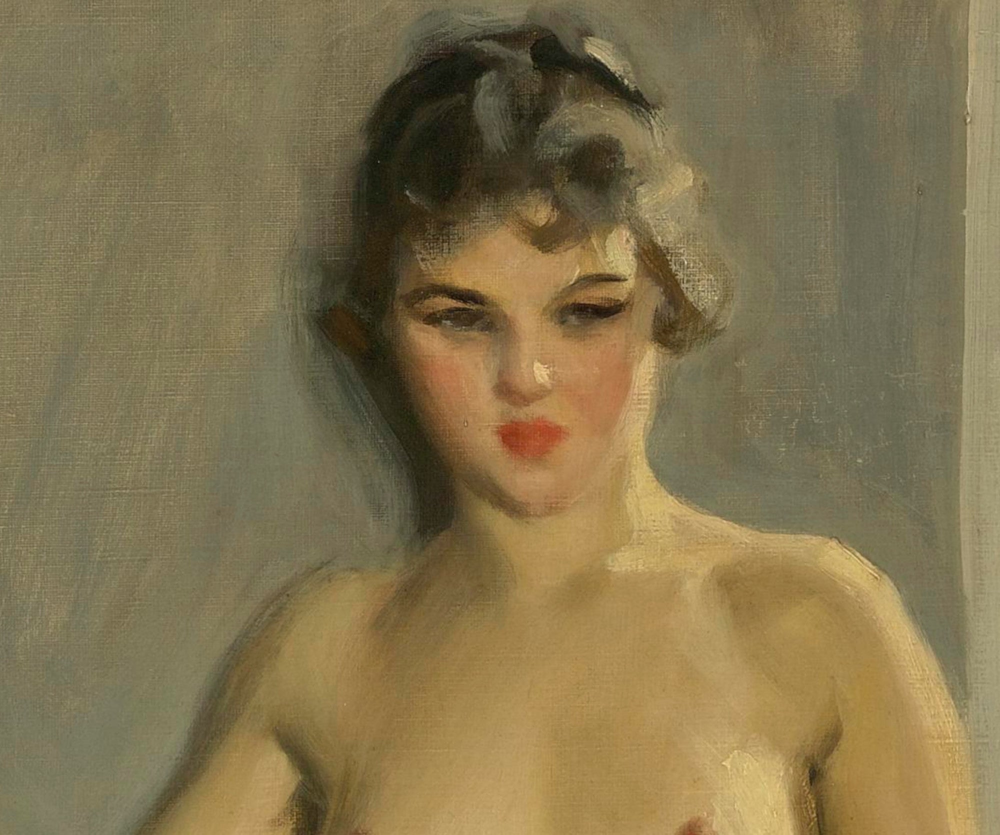 Älvan, Nude Portrait, Anders Zorn Fine Art Print
