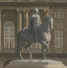Wilhelm Hammershoi Fine Art Print, Amalienborg Square, Copenhagen