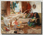 An Afternoon in Algiers, Frederick Arthur Bridgman Fine Art Print