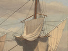 An American Naval Brig Lying at Anchor while Her Sails Are Drying, C W Eckersberg