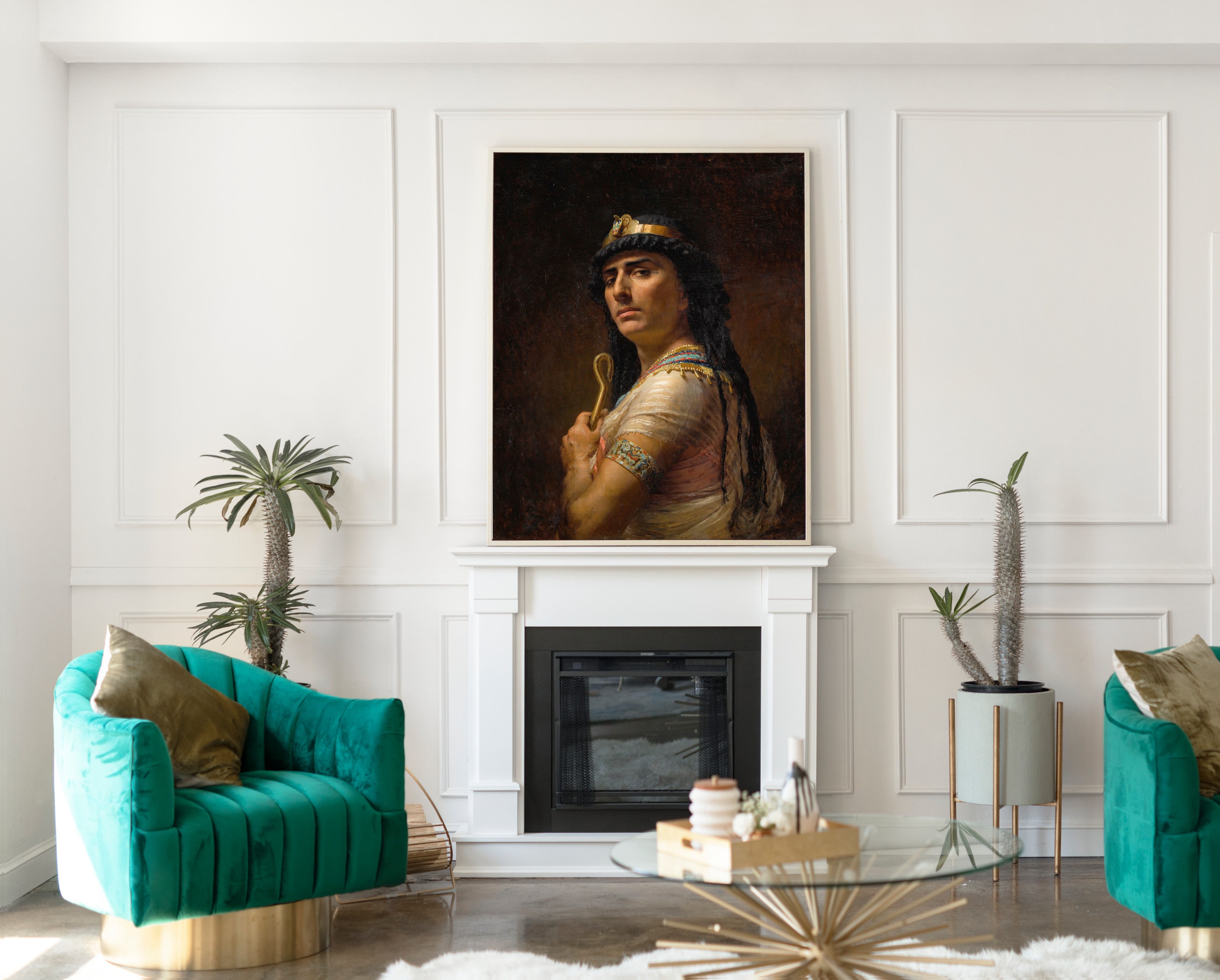 An Egyptian Priest, Frederick Arthur Bridgman Fine Art Print