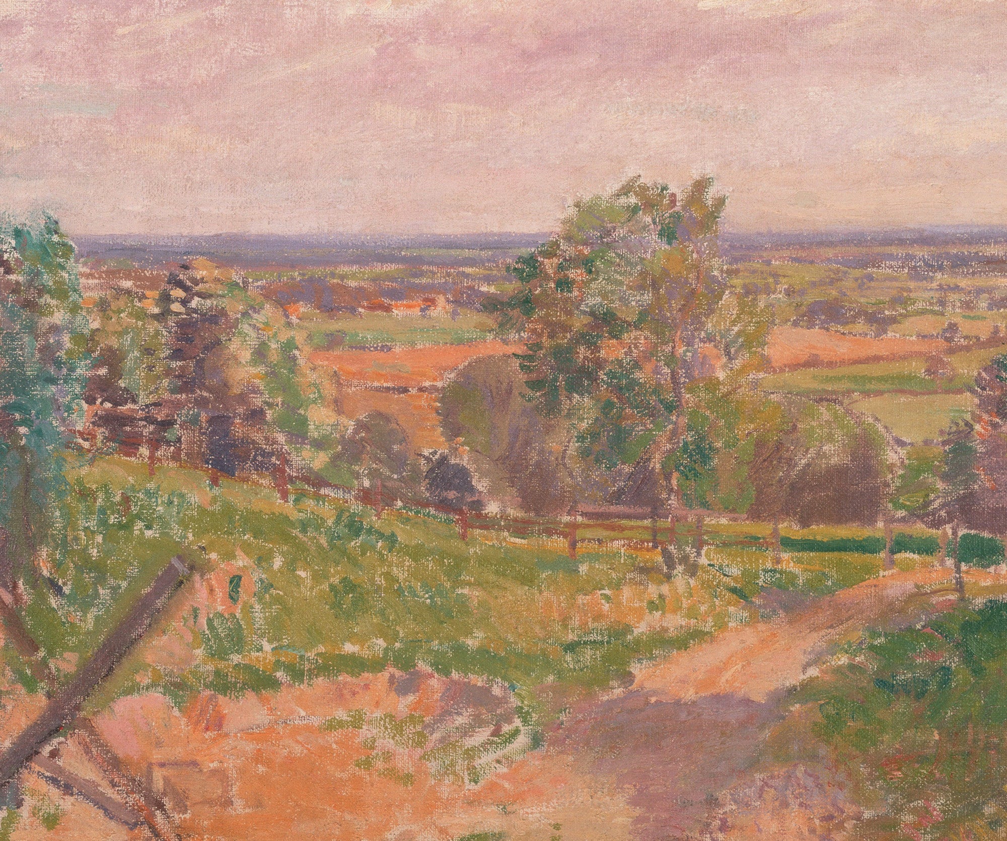 Spencer Gore Post-Impressionist Fine Art Print, An Extensive Landscape in Yorkshire