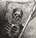 Skeleton on Horseback, Odilon Redon Fine Art Print