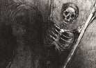 Skeleton on Horseback, Odilon Redon Fine Art Print