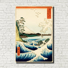 Andō Hiroshige, Japanese Art, Old Masters Print : Sea at Satta