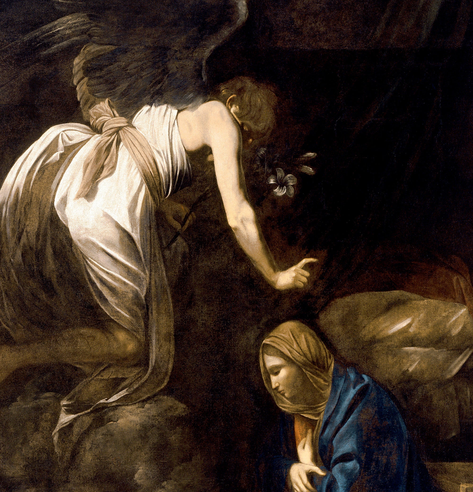Caravaggio Baroque Fine Art Print, Annunciation