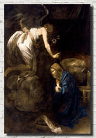 Caravaggio Baroque Fine Art Print, Annunciation