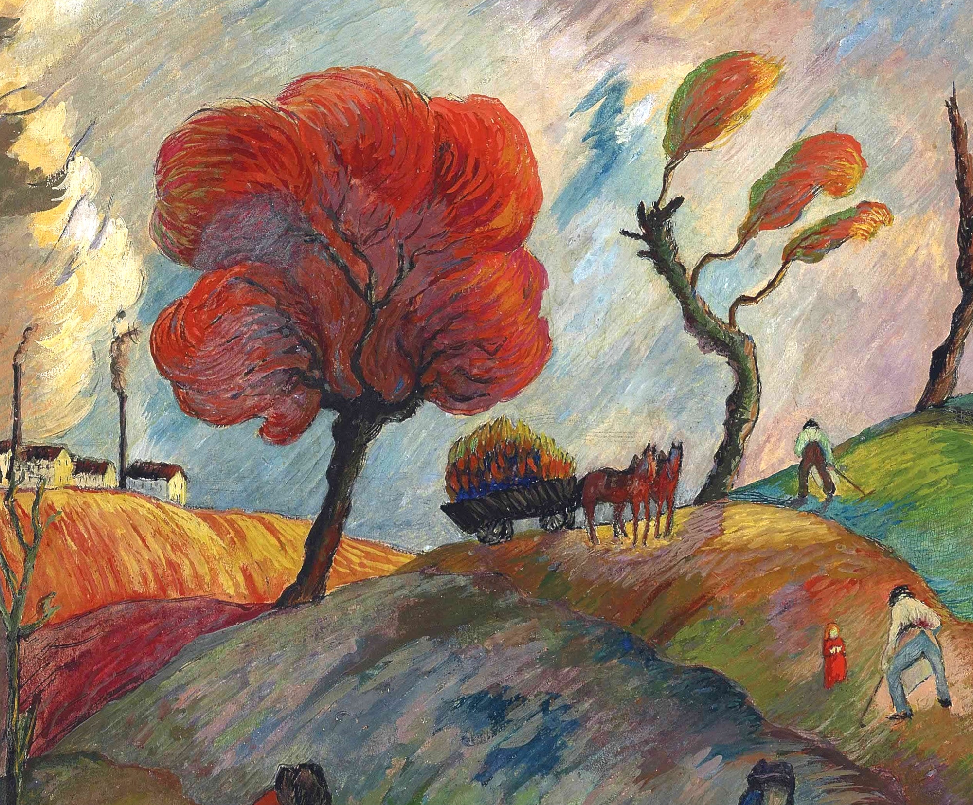 Ant Hill, Marianne von Werefkin Fine Art Print