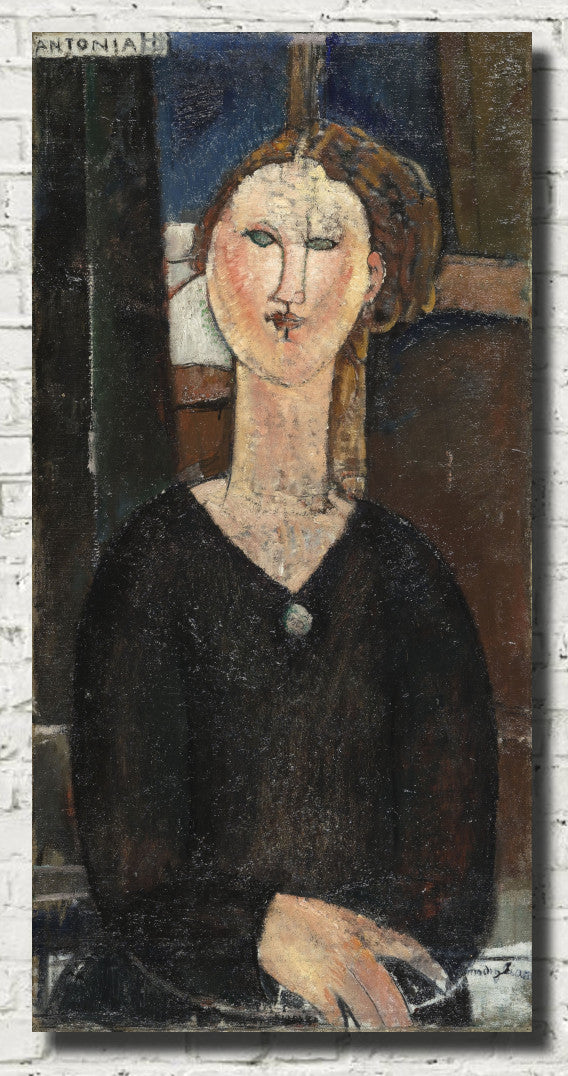 Amedeo Modigliani Fine Art Print, Antonia