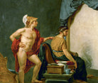 Jacques-Louis David Fine Art Print : Apelles Painting Campaspe in the Presence of Alexander the Great
