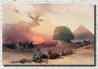 Approach of The Simoon Giza Desert, David Roberts Fine Art Print