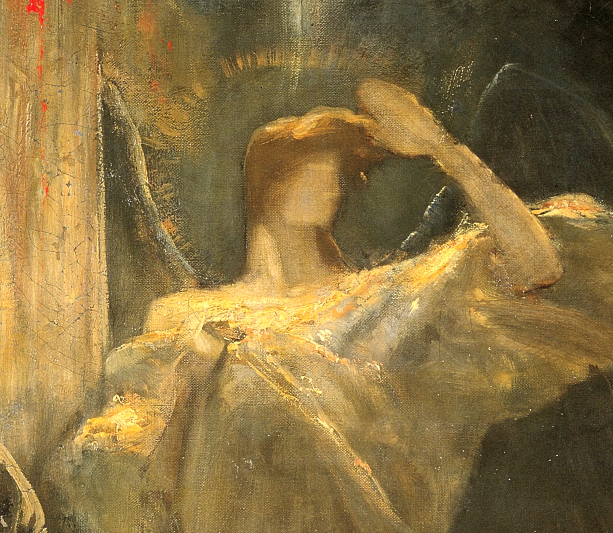 Nikolaos Gyzis Fine Art Print, Archangel