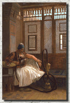 Jean-Léon Gérôme Fine Art Print : Arnaut fumant