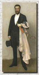 James Whistler Fine Art Print, Portrait of Théodore Duret