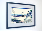 36 Views of Mount Fuji, Asakusa Honganji Temple, Katsushika Hokusai, Japanese Print
