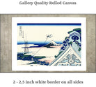 36 Views of Mount Fuji, Asakusa Honganji Temple, Katsushika Hokusai, Japanese Print