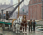 Paul Gustav Fischer Fine Art Print, At Holmen's Church