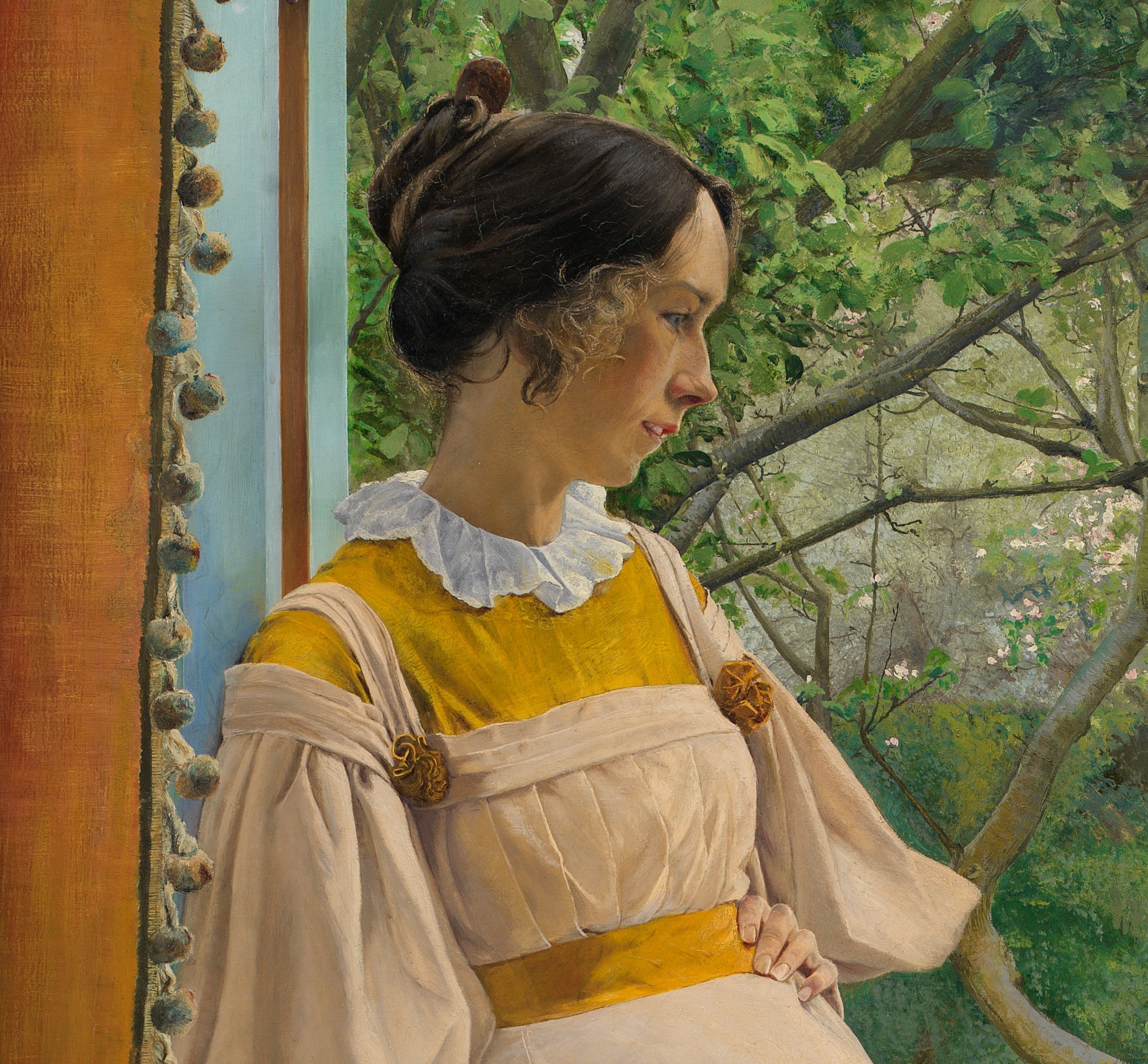 Laurits Andersen Ring Fine Art Print, At the French Windows