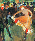 Henri de Toulouse-Lautrec Fine Art Print, At the Moulin Rouge, The Dance