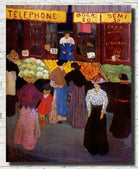 At The Market, Félix Vallotton