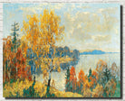 Konstantin Gorbatov Fine Art Print, Autumn Landscape