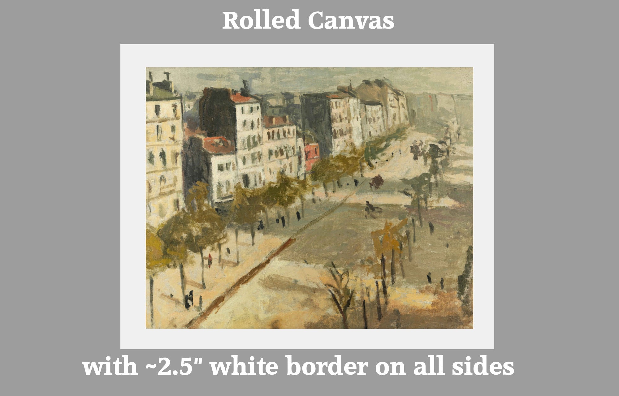 Avenue de Versailles, Albert Marquet, Paris Cityscape