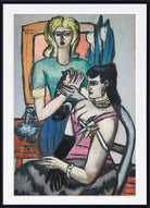 Max Beckmann, Before The Ball, Two Women with a Cat - New Objectivity