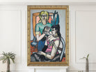Max Beckmann, Before The Ball, Two Women with a Cat - New Objectivity