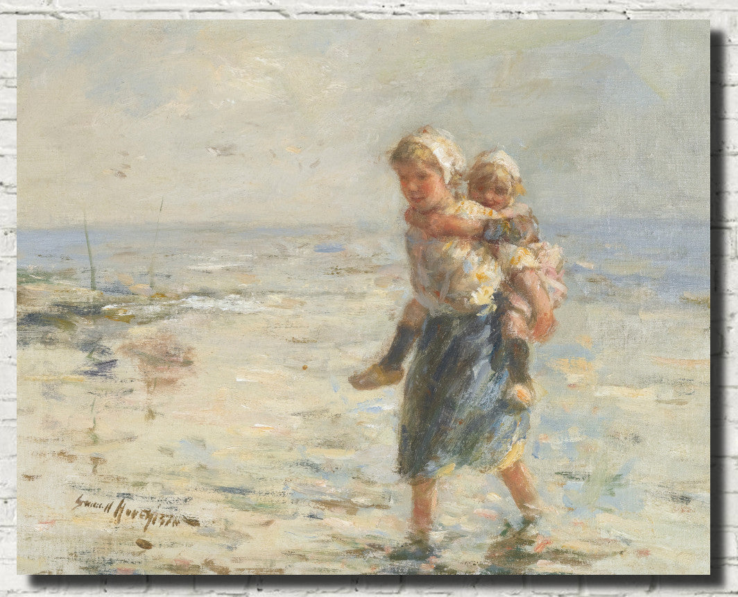 Robert Gemmell Hutchison Fine Art Print, By the Shore