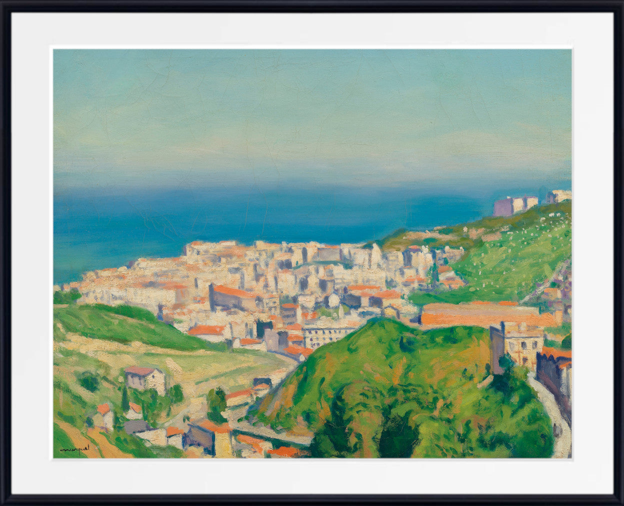 Bab-el-Oued au soleil, Albert Marquet, Algiers Coastal Landscape