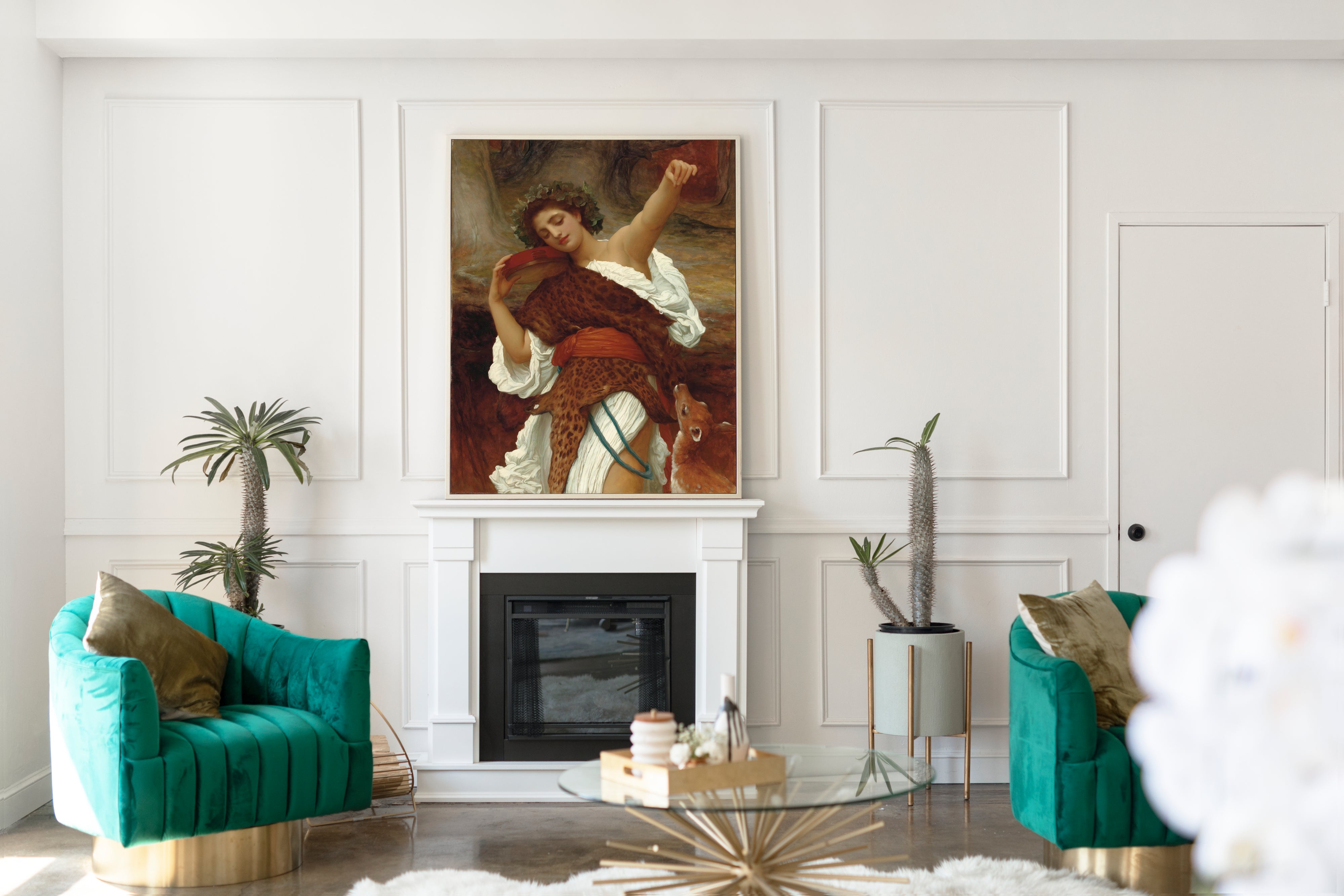 Bacchante, Frederic Leighton Fine Art Print