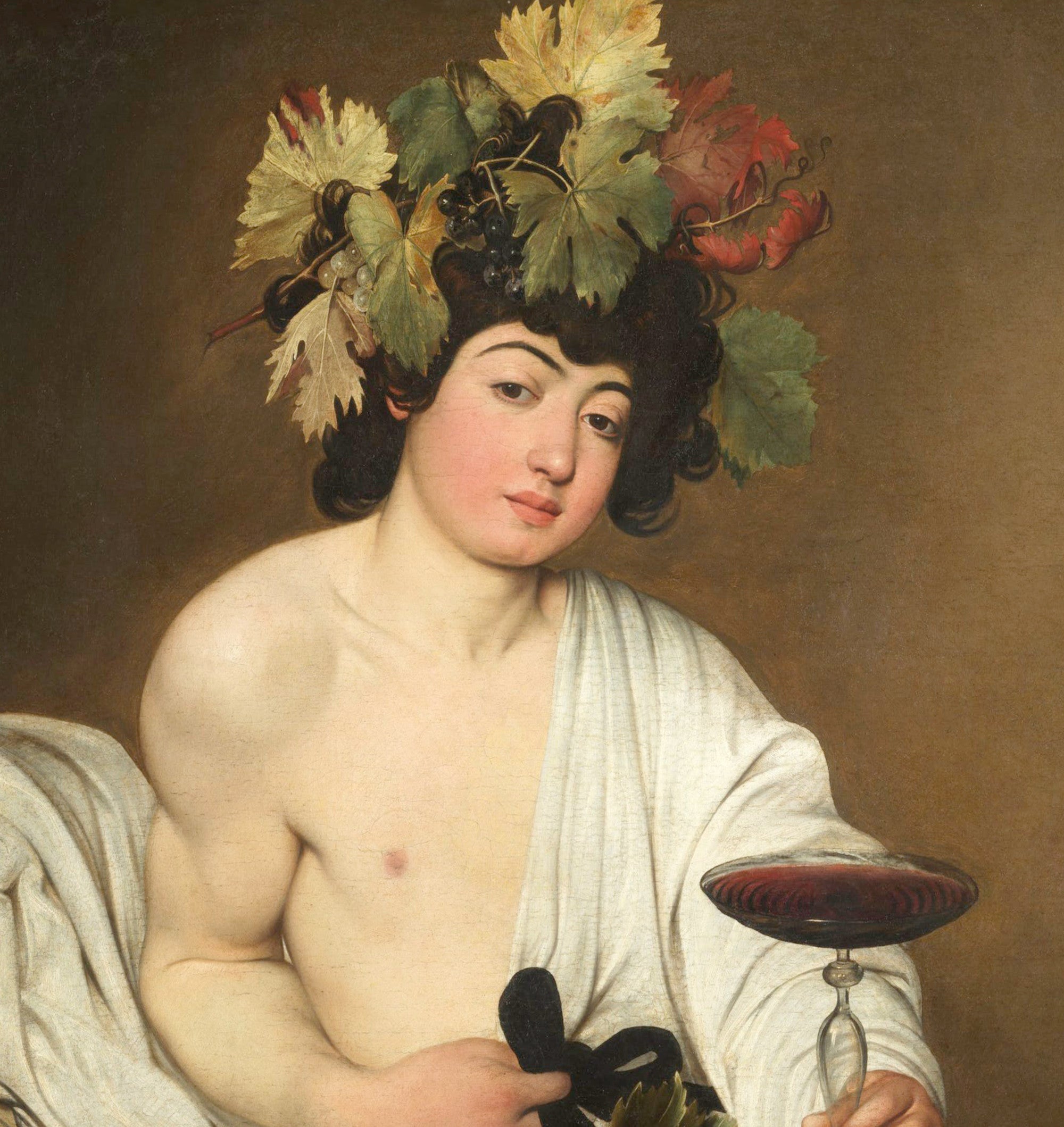 Caravaggio Baroque Fine Art Print, Bacchus