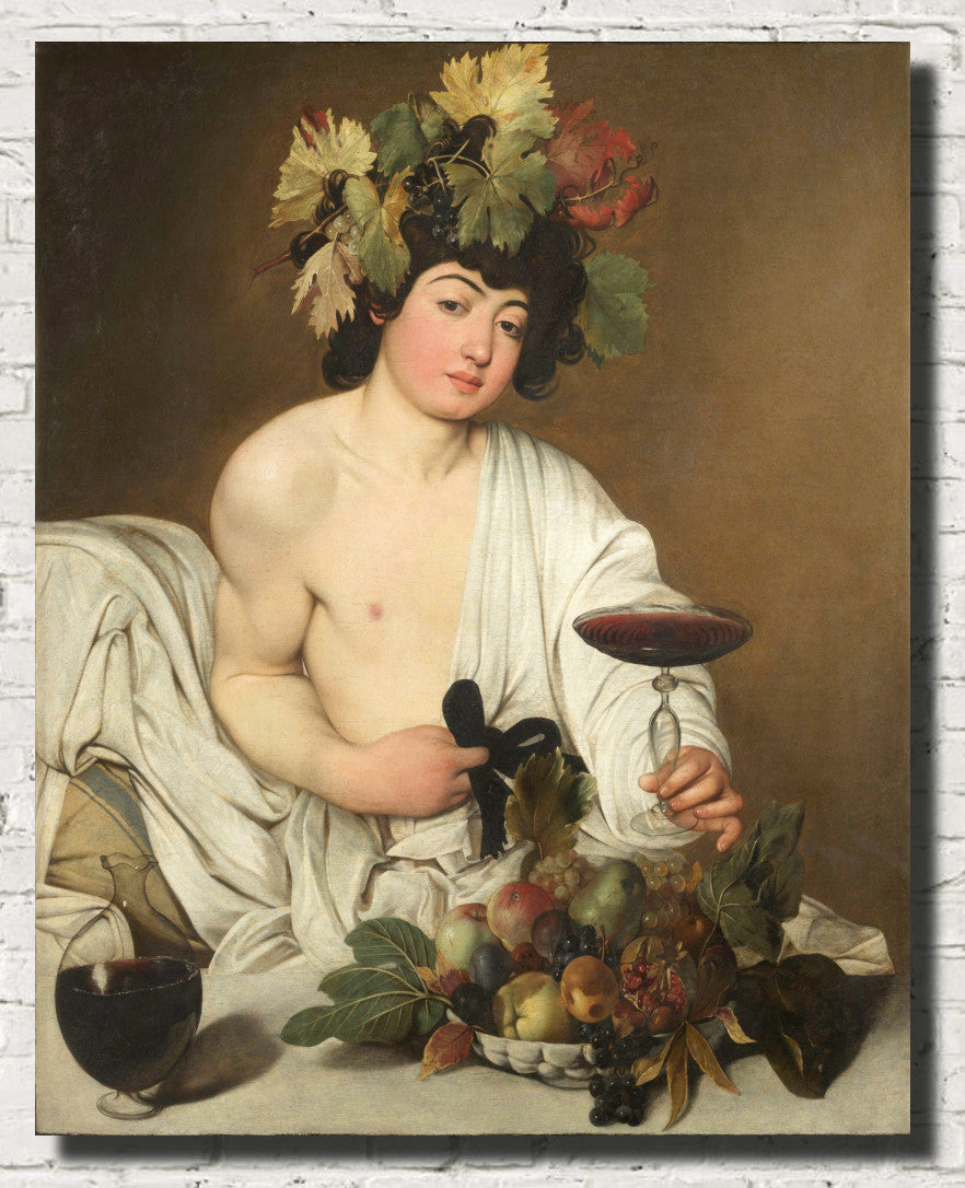 Caravaggio Baroque Fine Art Print, Bacchus