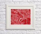 Baghdad City Street Map Print Custom Map Poster - OnTrendAndFab
