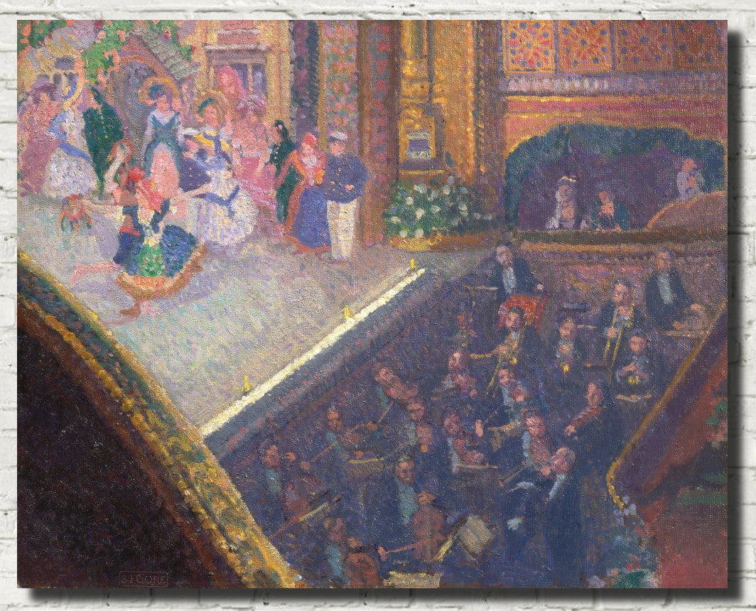 Spencer Gore Post-Impressionist Fine Art Print, Ballet Scene from On the Sands