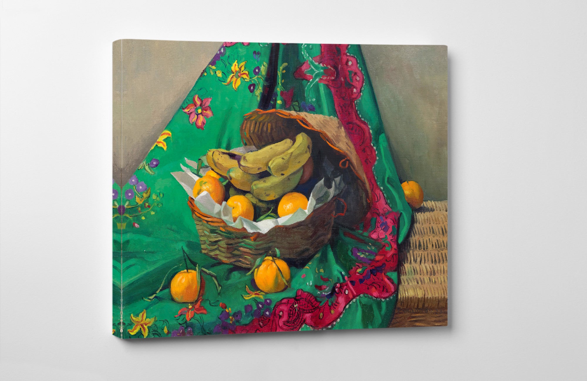 Basket of tangerines and bananas, Félix Vallotton