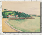 Basque coast landscape, Albert Marquet, Coastal Scene