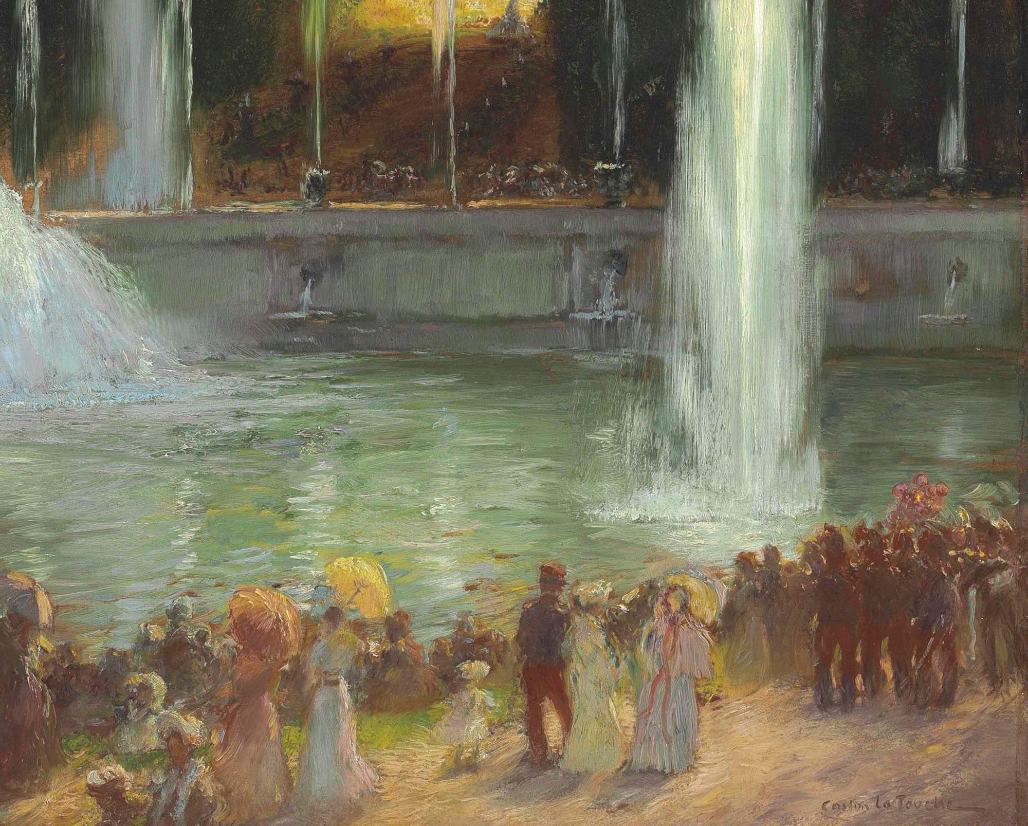 Gaston La Touche Fine Art Print, Bassin de Neptune, Versailles