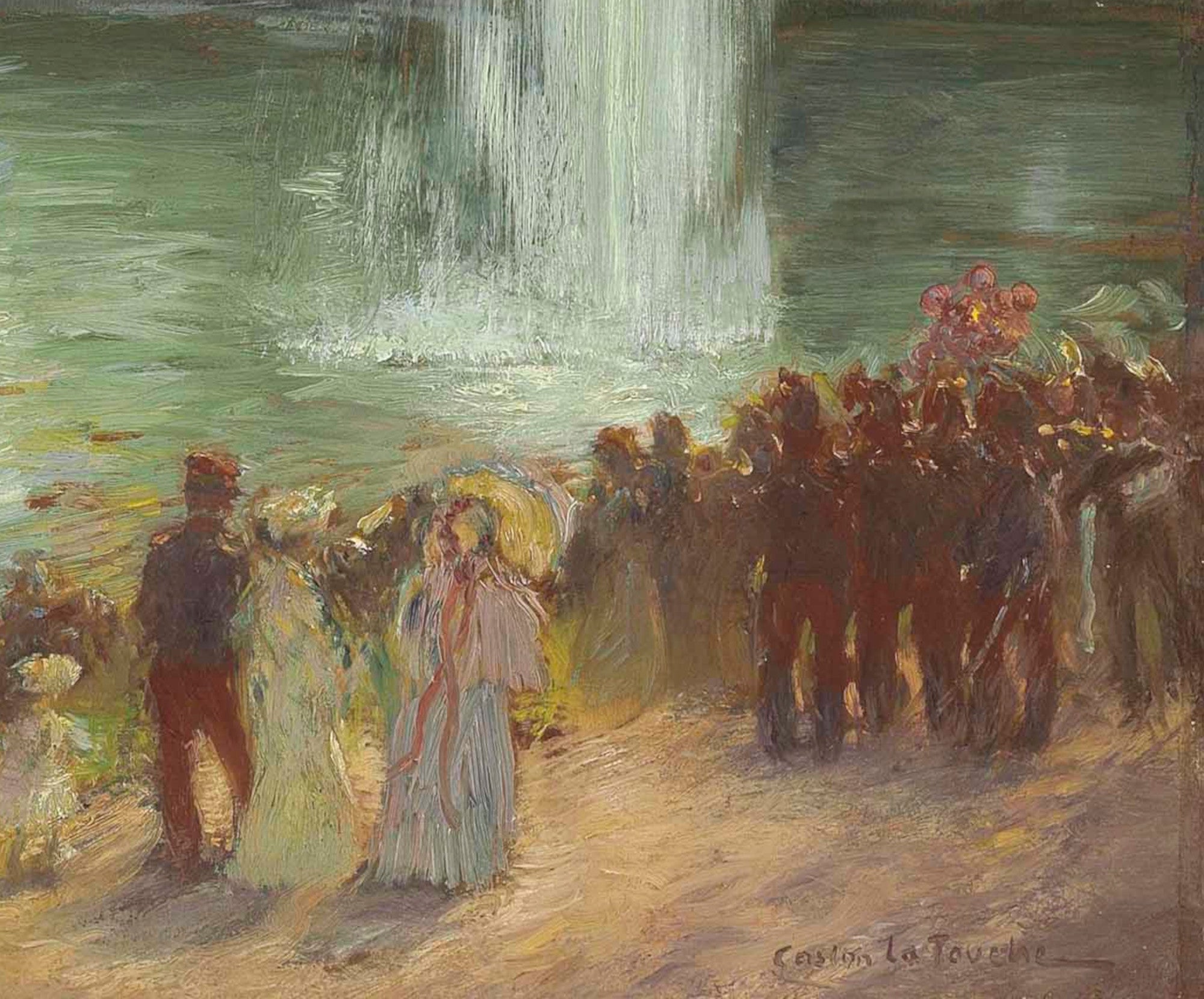 Gaston La Touche Fine Art Print, Bassin de Neptune, Versailles