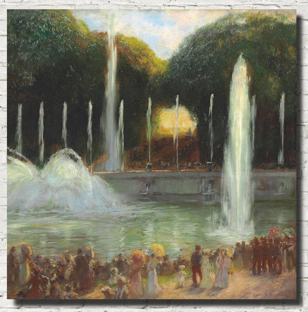 Gaston La Touche Fine Art Print, Bassin de Neptune, Versailles