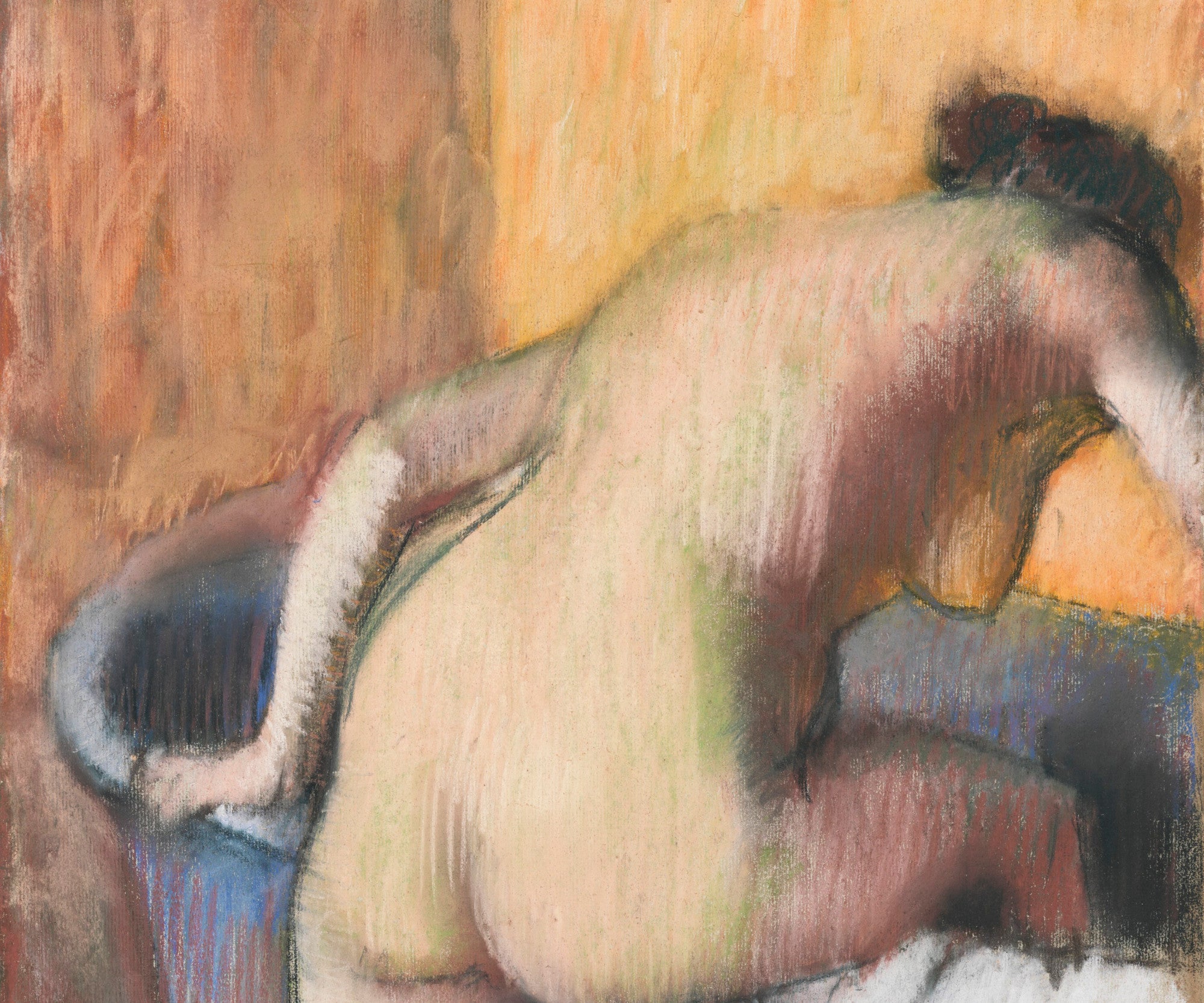 Edgar Degas, Fine Art Print : Bather Stepping into a Tub
