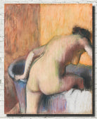 Edgar Degas, Fine Art Print : Bather Stepping into a Tub