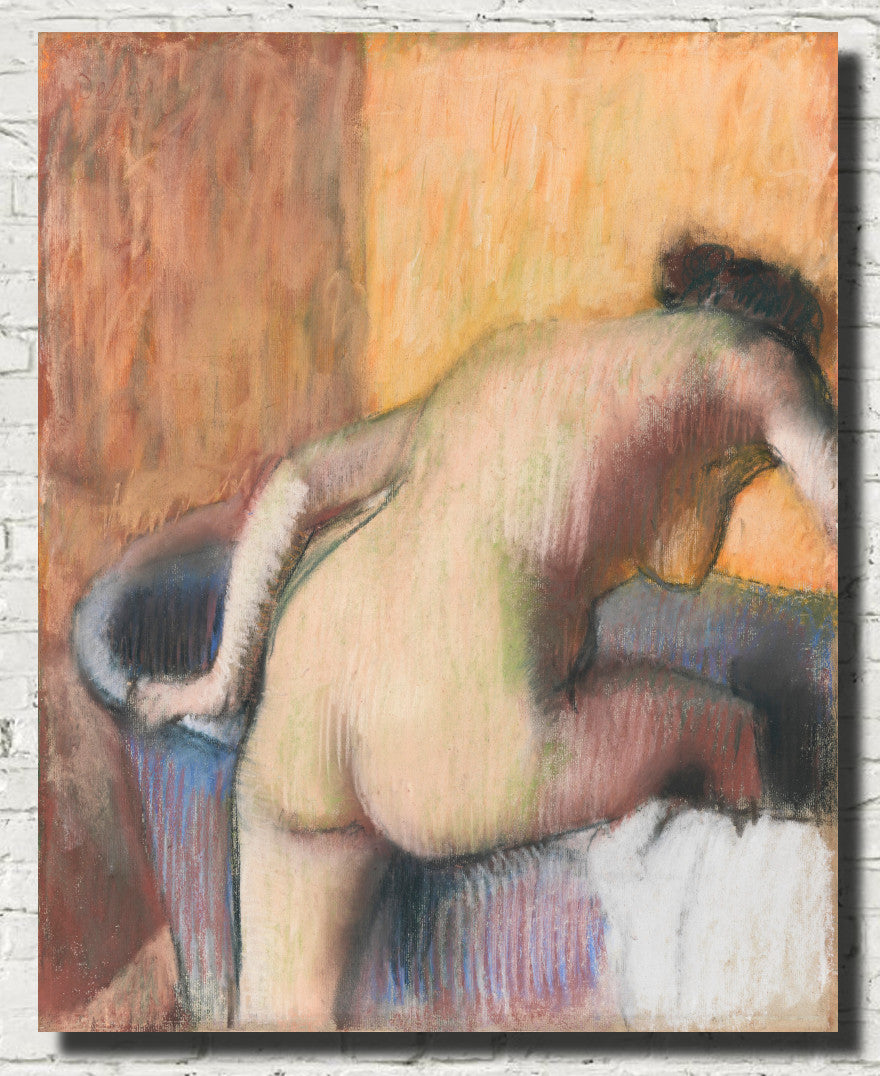 Edgar Degas, Fine Art Print : Bather Stepping into a Tub
