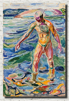 Edvard Munch Fine Art Print, Bathing Man