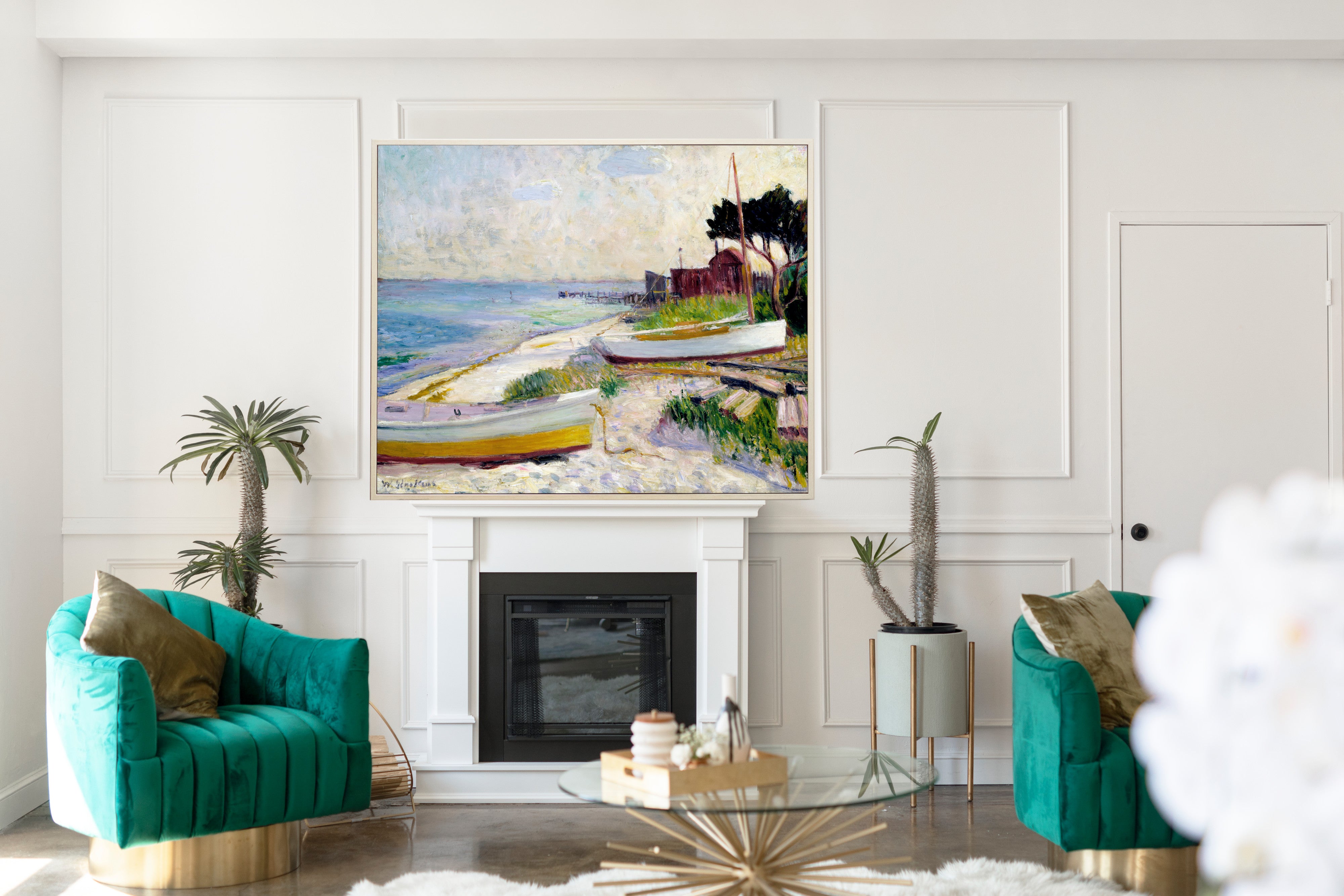 Beach Scene, William Glackens Fine Art Print