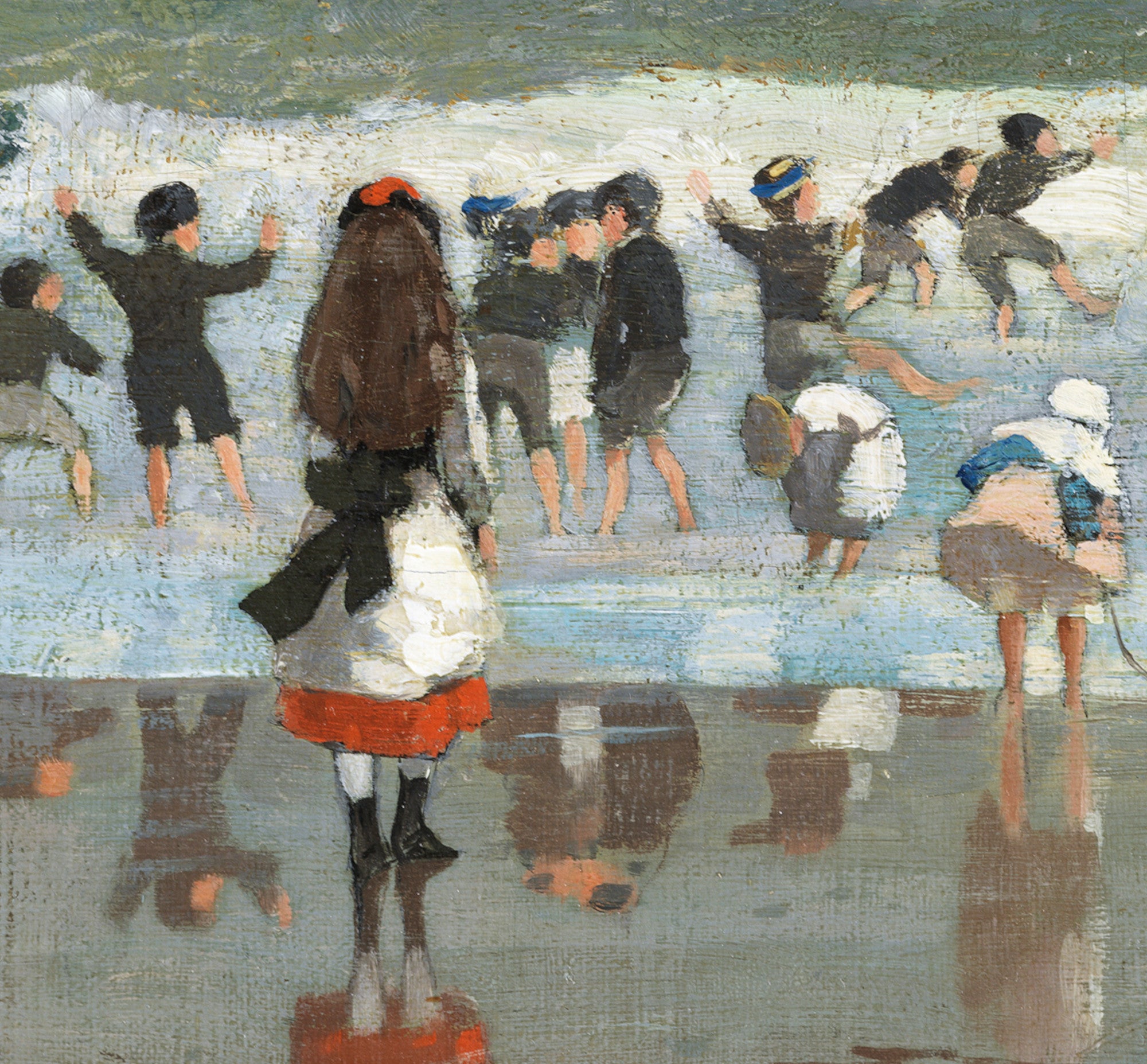 Winslow Homer Fine Art Print : Beach Scene