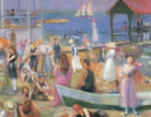 Beach Scene, New London, William Glackens Fine Art Print