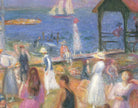 Beach Scene, New London, William Glackens Fine Art Print